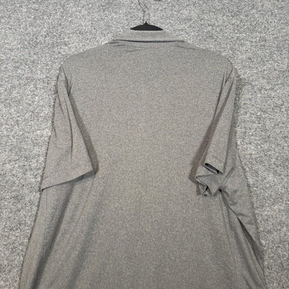 Untuckit Shirt Mens 2XL XXL Gray Short Sleeve Performance Polo Shirt Stretch - Picture 8 of 11